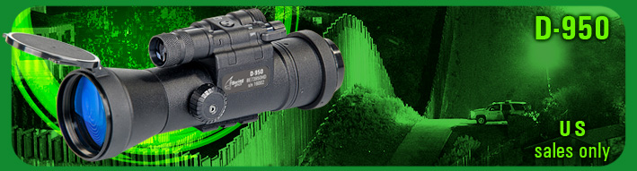 D-950 ELITE HD Gen3 / Gen3+ / Gen3+ B&W Night Vision clip-on attachment 